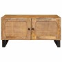 Mesa de Café Natural 80 x 50 x 40 cm Madera de mango maciza en Mesas de centro | Comprar online en Foru.es