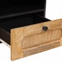 Mesa de Café Natural 80 x 54 x 40 cm Madera de mango maciza en Mesas de centro | Comprar online en Foru.es
