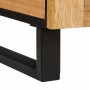 Mesa de Café Natural 80 x 54 x 40 cm Madera de mango maciza en Mesas de centro | Comprar online en Foru.es