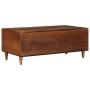 Mesa de Café Marrón 100 x 54 x 40 cm Madera de mango maciza en Mesas de centro | Comprar online en Foru.es