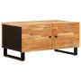 Mesa de Café Marrón 89 x 52 x 11 cm Madera de mango maciza en Mesas de centro | Comprar online en Foru.es