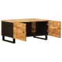 Mesa de Café Marrón 89 x 52 x 11 cm Madera de mango maciza en Mesas de centro | Comprar online en Foru.es