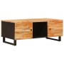 Mesa de Café Marrón 108 x 58 x 14 cm Madera de mango maciza en Mesas de centro | Comprar online en Foru.es
