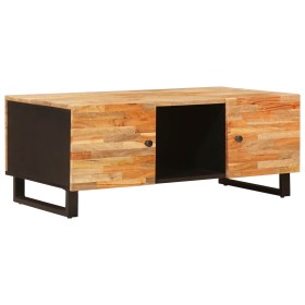 Mesa de Café Marrón 108 x 58 x 14 cm Madera de mango maciza en Mesas de centro | Comprar online en Foru.es