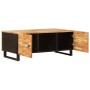 Mesa de Café Marrón 108 x 58 x 14 cm Madera de mango maciza en Mesas de centro | Comprar online en Foru.es
