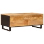 Mesa de Café Marrón 108 x 58 x 14 cm Madera de mango maciza en Mesas de centro | Comprar online en Foru.es