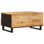 Mesa de Café Marrón 89 x 59.5 x 17 cm Madera de mango maciza en Mesas de centro | Comprar online en Foru.es