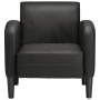 Sillón con reposabrazos cuero sintética negro 54 cm en Sillones | Comprar online en Foru.es