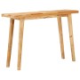 Mesa de comedor Natural 100 x 35 x 75 cm Madera de mango maciza en Mesas de comedor | Comprar online en Foru.es
