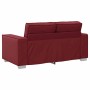 Sofá Rojo vino 160 x 78 x 84 cm tela en Sofás | Comprar online en Foru.es