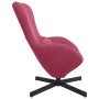 Sillón huevo Rojo vino 63 x 73 x 90 cm Terciopelo en Sillones | Comprar online en Foru.es