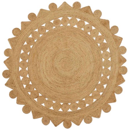 Alfombra Marrón Ø 240 cm yute en Alfombras | Comprar online en Foru.es