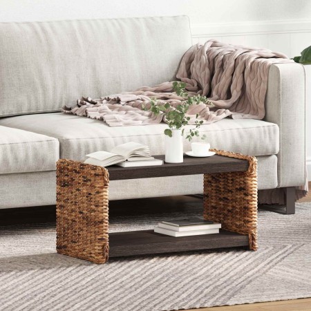 Mesa lateral Natural 44.5 x 45 x 45 cm Madera de Caoba Sólida en Mesas de centro | Comprar online en Foru.es