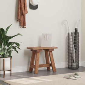 Banco Natural 50 x 26 x 45 cm Madera de Caoba en Bancos | Comprar online en Foru.es