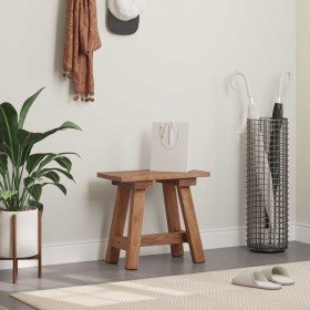 Banco Natural 50 x 26 x 45 cm Madera de Caoba en Bancos | Comprar online en Foru.es