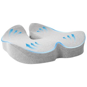 Almohada con almohada Gris Claro 50 x 43 x 10 cm Algodón en Ropa de cama | Comprar online en Foru.es