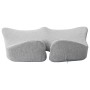 Almohada con almohada Gris Claro 50 x 43 x 10 cm Algodón en Ropa de cama | Comprar online en Foru.es