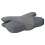 Almohada con almohada Gris 59 x 38 x 14 cm Poliéster en Ropa de cama | Comprar online en Foru.es