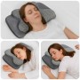 Almohada con almohada Gris 60 x 37 x 13 cm Poliéster en Ropa de cama | Comprar online en Foru.es