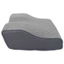 Almohada con almohada Gris 60 x 34 x 11 cm Poliéster en Ropa de cama | Comprar online en Foru.es