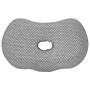 Almohada con almohada Gris 55 x 36 x 10 cm Poliéster en Ropa de cama | Comprar online en Foru.es