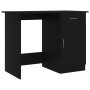 Escritorio de madera contrachapada negro 100x50x76 cm de vidaXL, Escritorios - Ref: Foro24-801081, Precio: 83,13 €, Descuento: %