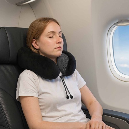 Almohada con almohada Negro 28 x 25 x 14 cm Terciopelo en Ropa de cama | Comprar online en Foru.es