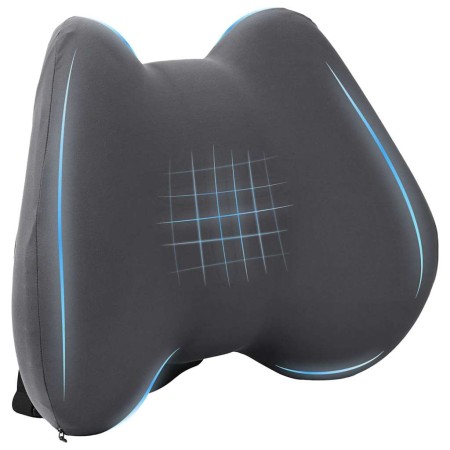 Almohada con almohada Ajustable Gris 42 x 32 x 14 cm Poliéster en Ropa de cama | Comprar online en Foru.es