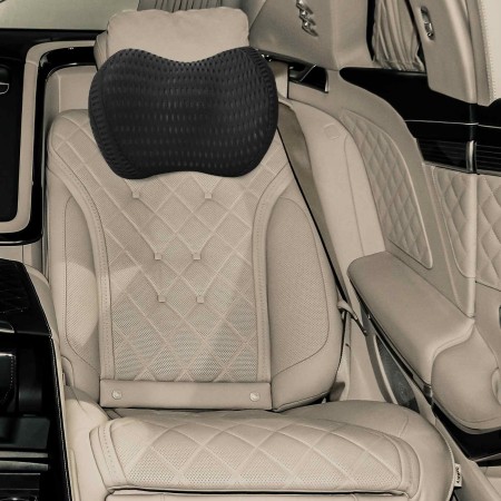 Almohada con almohada Ajustable Negro 31 x 23 x 14 cm Malla 4D en Ropa de cama | Comprar online en Foru.es