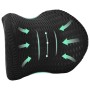 Almohada con almohada Ajustable Negro 31 x 23 x 14 cm Malla 4D en Ropa de cama | Comprar online en Foru.es