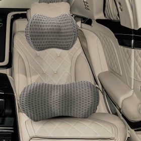 Almohada con almohada Ajustable 2 pcs Gris Malla 4D en Ropa de cama | Comprar online en Foru.es