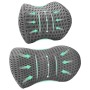 Almohada con almohada Ajustable 2 pcs Gris Malla 4D en Ropa de cama | Comprar online en Foru.es