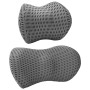 Almohada con almohada Ajustable 2 pcs Gris Malla 4D en Ropa de cama | Comprar online en Foru.es