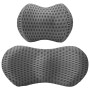 Almohada con almohada Ajustable 2 pcs Gris Malla 4D en Ropa de cama | Comprar online en Foru.es