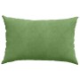 Cojines de sofá 2 pcs Verde claro 60 x 40 cm Tela de pana en Decoración | Comprar online en Foru.es