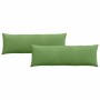Cojines de sofá 2 pcs Verde claro 120 x 40 cm Tela de pana en Decoración | Comprar online en Foru.es