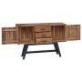 Soporte de TV Natural 110 x 30 x 75 cm Madera de teca maciza en Muebles TV | Comprar online en Foru.es