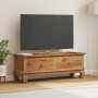 Soporte de TV Natural 110 x 35 x 40 cm Madera de teca maciza en Muebles TV | Comprar online en Foru.es