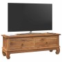Soporte de TV Natural 110 x 35 x 40 cm Madera de teca maciza en Muebles TV | Comprar online en Foru.es