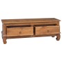 Soporte de TV Natural 110 x 35 x 40 cm Madera de teca maciza en Muebles TV | Comprar online en Foru.es