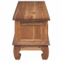 Soporte de TV Natural 110 x 35 x 40 cm Madera de teca maciza en Muebles TV | Comprar online en Foru.es