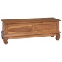 Soporte de TV Natural 110 x 35 x 40 cm Madera de teca maciza en Muebles TV | Comprar online en Foru.es