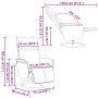 Silla de masajes reclinable 71 x 90 x 105 cm Cuero sintético en Sillones | Comprar online en Foru.es