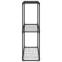 Soporte para plantas de 3 niveles Negro 100 x 32 x 102 cm Acero en Soportes para macetas | Comprar online en Foru.es