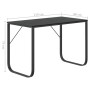 Escritorio de ordenador aglomerado negro 110x60x73 cm de vidaXL, Escritorios - Ref: Foro24-30200, Precio: 106,30 €, Descuento: %