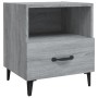 Mesita de noche madera contrachapada gris Sonoma de vidaXL, Mesitas de noche - Ref: Foro24-817305, Precio: 43,50 €, Descuento: %