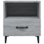 Mesita de noche madera contrachapada gris Sonoma de vidaXL, Mesitas de noche - Ref: Foro24-817305, Precio: 43,50 €, Descuento: %