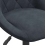 Silla de comedor de terciopelo gris oscuro en Sillas de comedor | Comprar online en Foru.es