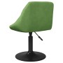 Silla de comedor de terciopelo verde claro en Sillas de comedor | Comprar online en Foru.es