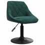 Silla de comedor de terciopelo verde oscuro en Sillas de comedor | Comprar online en Foru.es